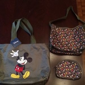 3-piece Mickey Mouse bag-set
